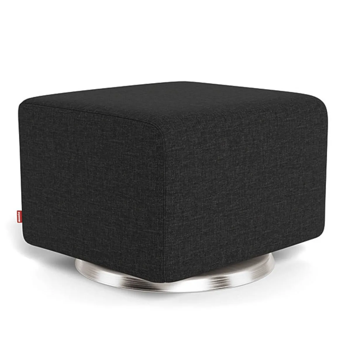 Gliding Ottoman - Fabric with Swivel Base