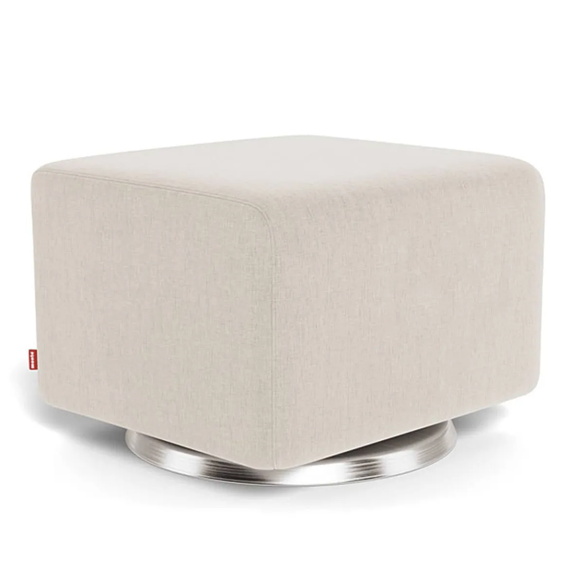 Gliding Ottoman - Fabric with Swivel Base