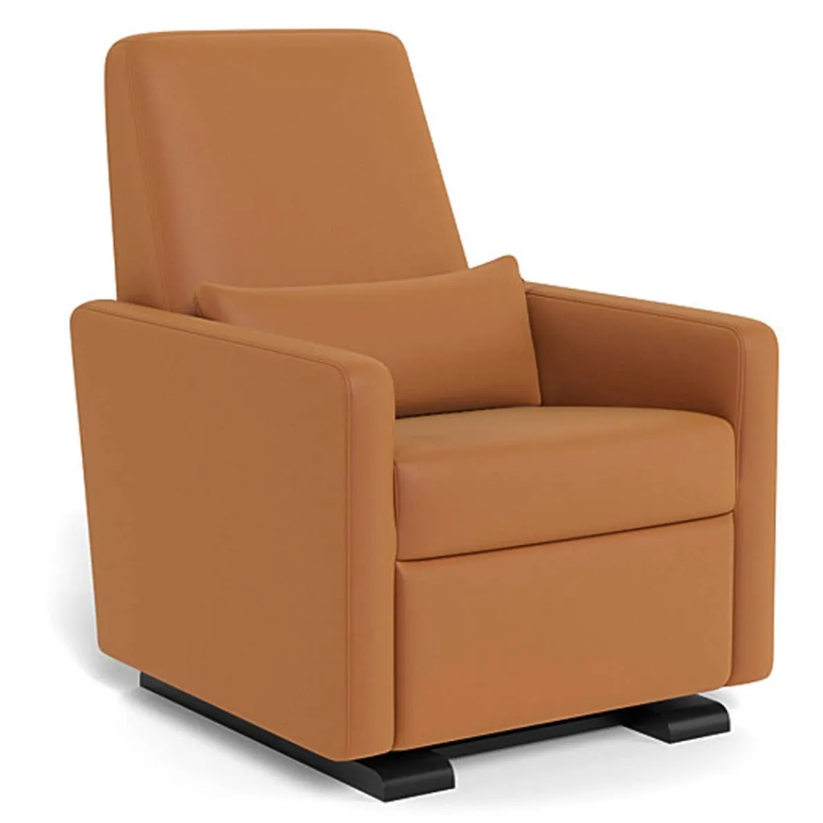 Grano Glider Motorized Recliner - Enviroleather with Espresso Base
