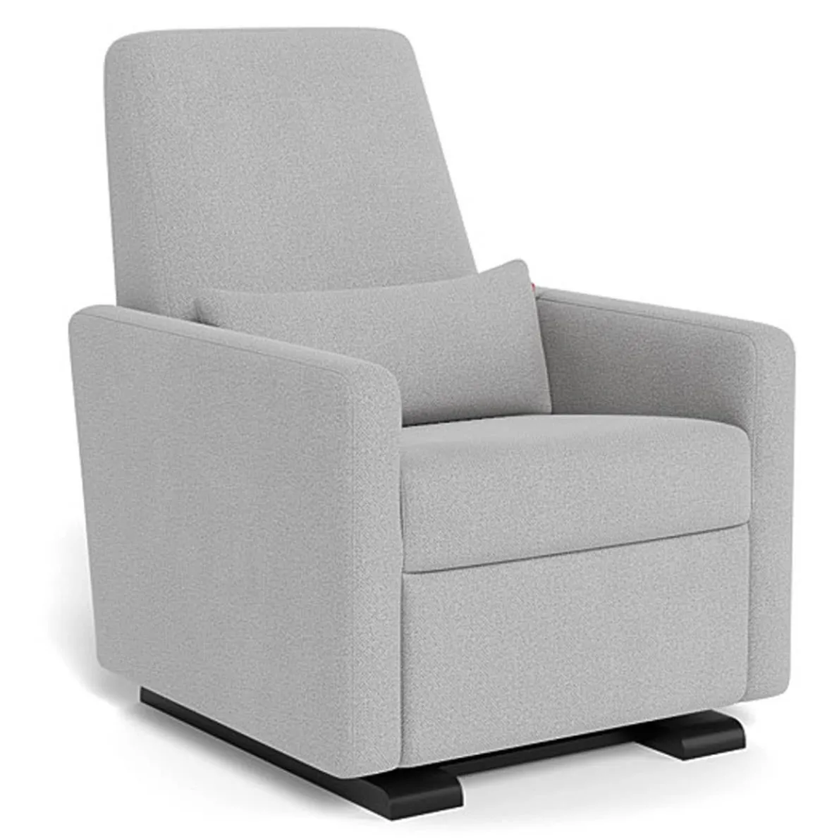 Grano Glider Motorized Recliner - Fabric with Espresso Base