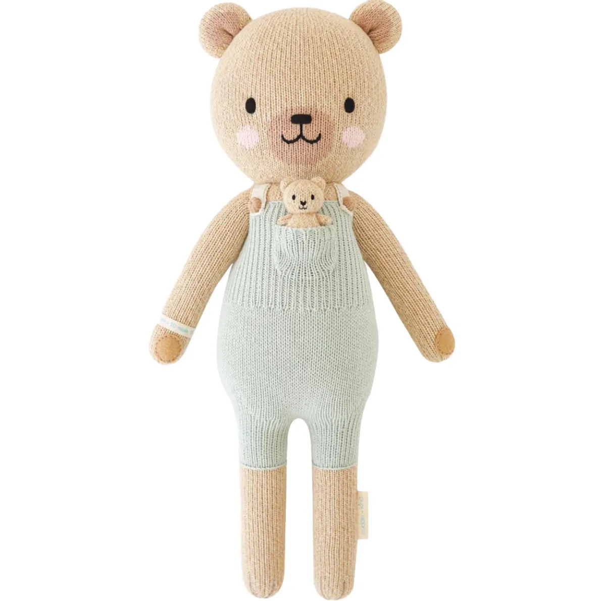 Honey Bear Big Knit Doll