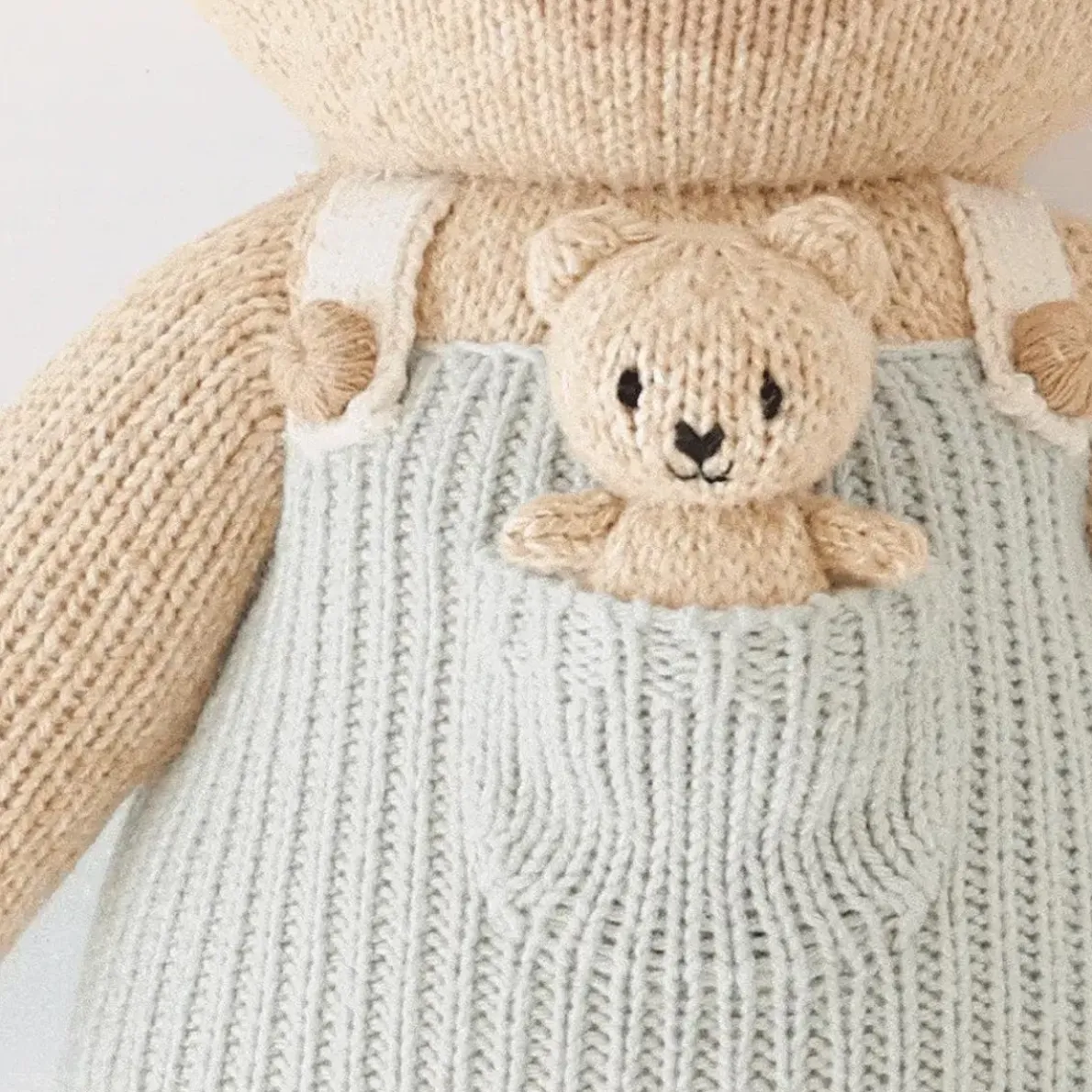 Honey Bear Big Knit Doll