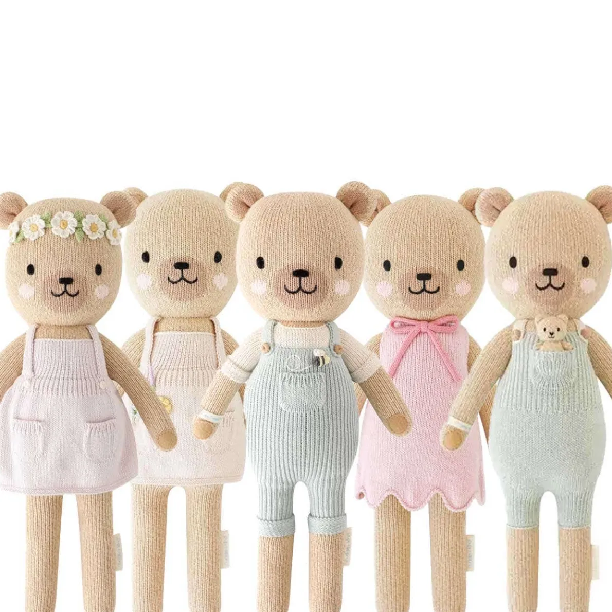 Honey Bear Mini Knit Doll