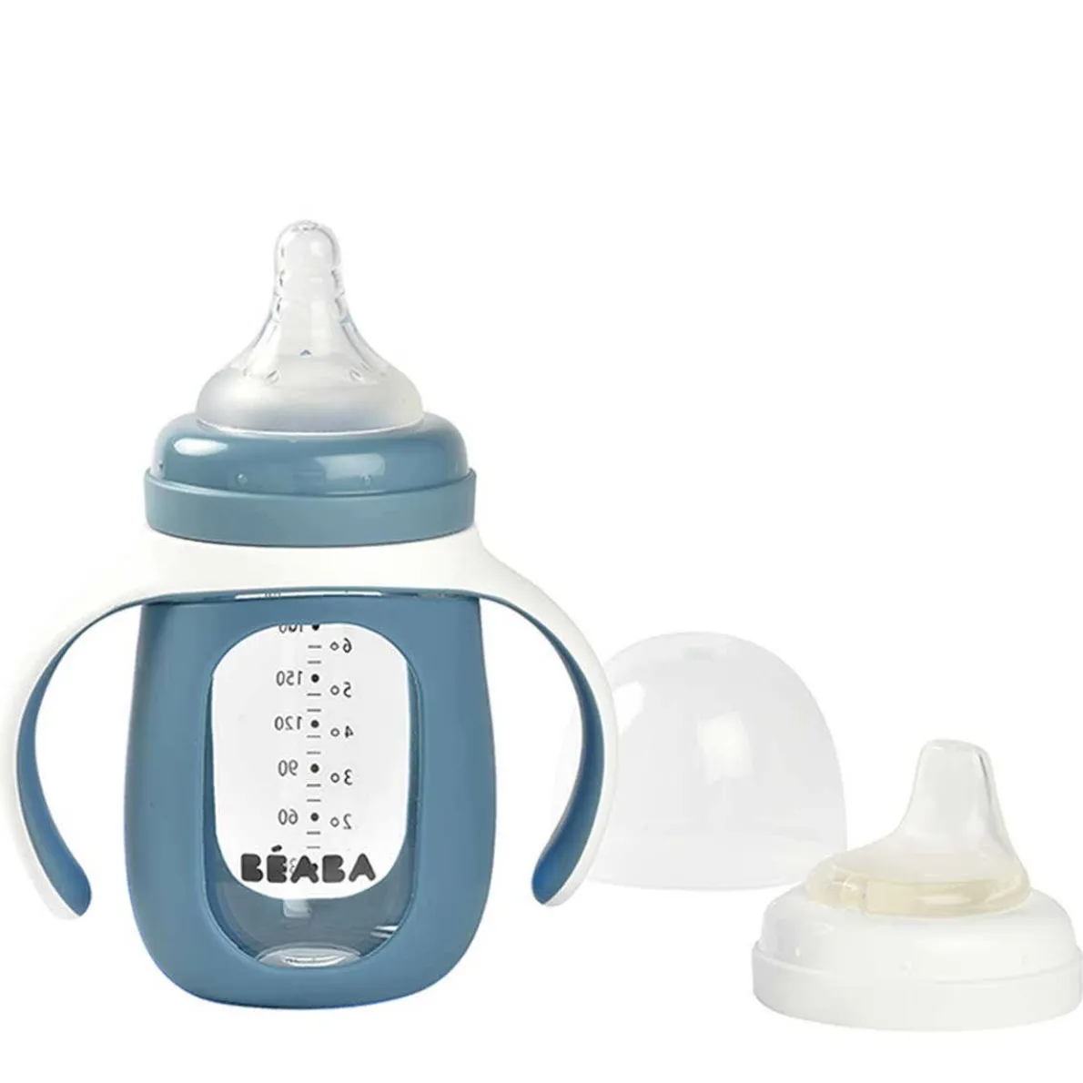 2-in-1 Glass Training Cup