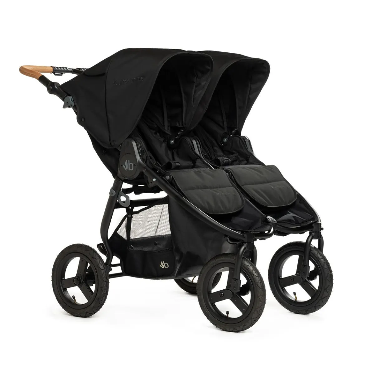 Indie Twin Stroller - Matte Black