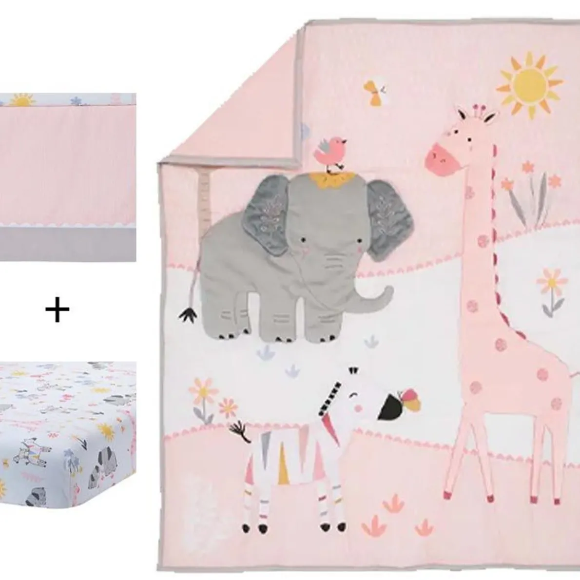 Jazzy Jungle 3 Piece Crib Set