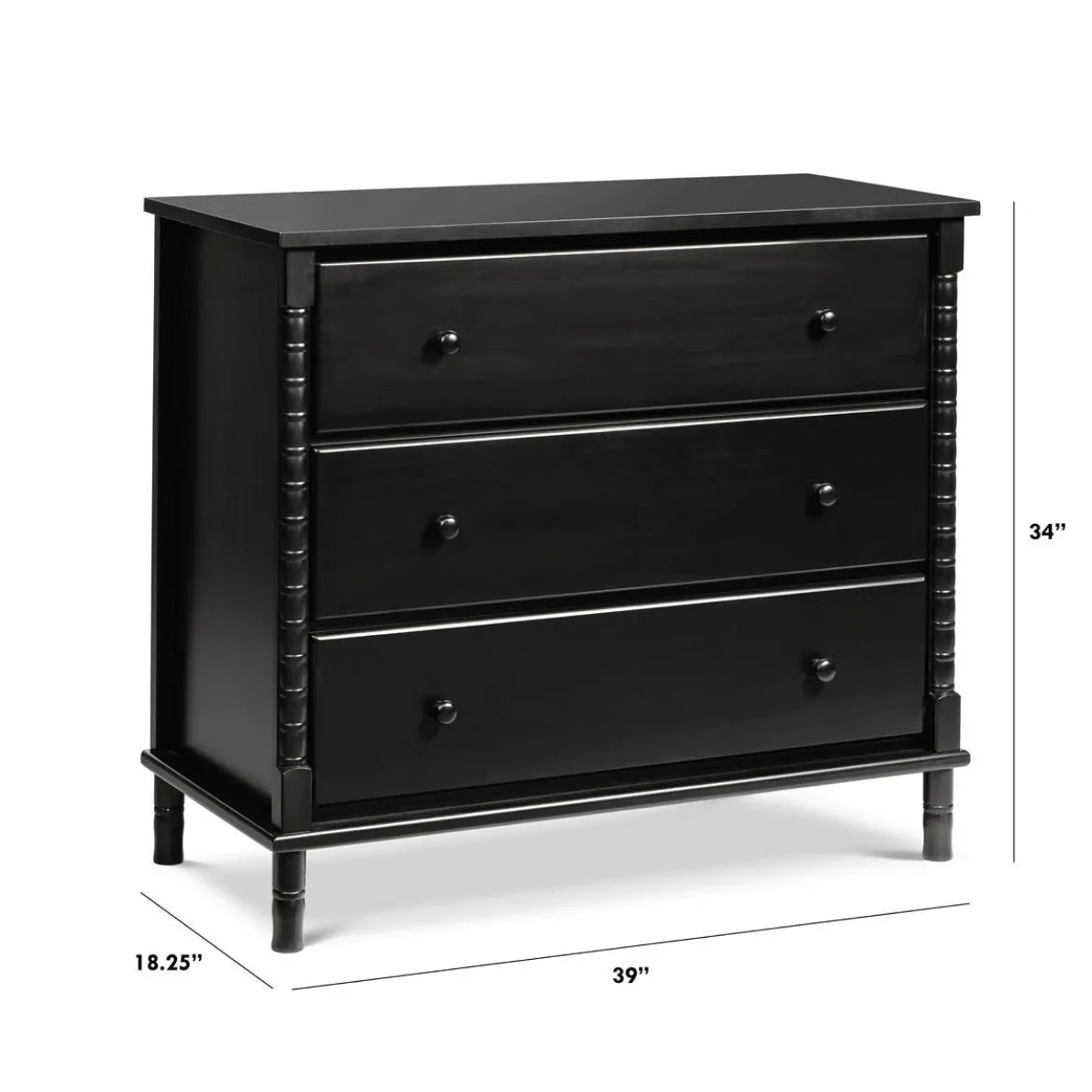 Jenny Lind 3 Drawer Changer Dresser