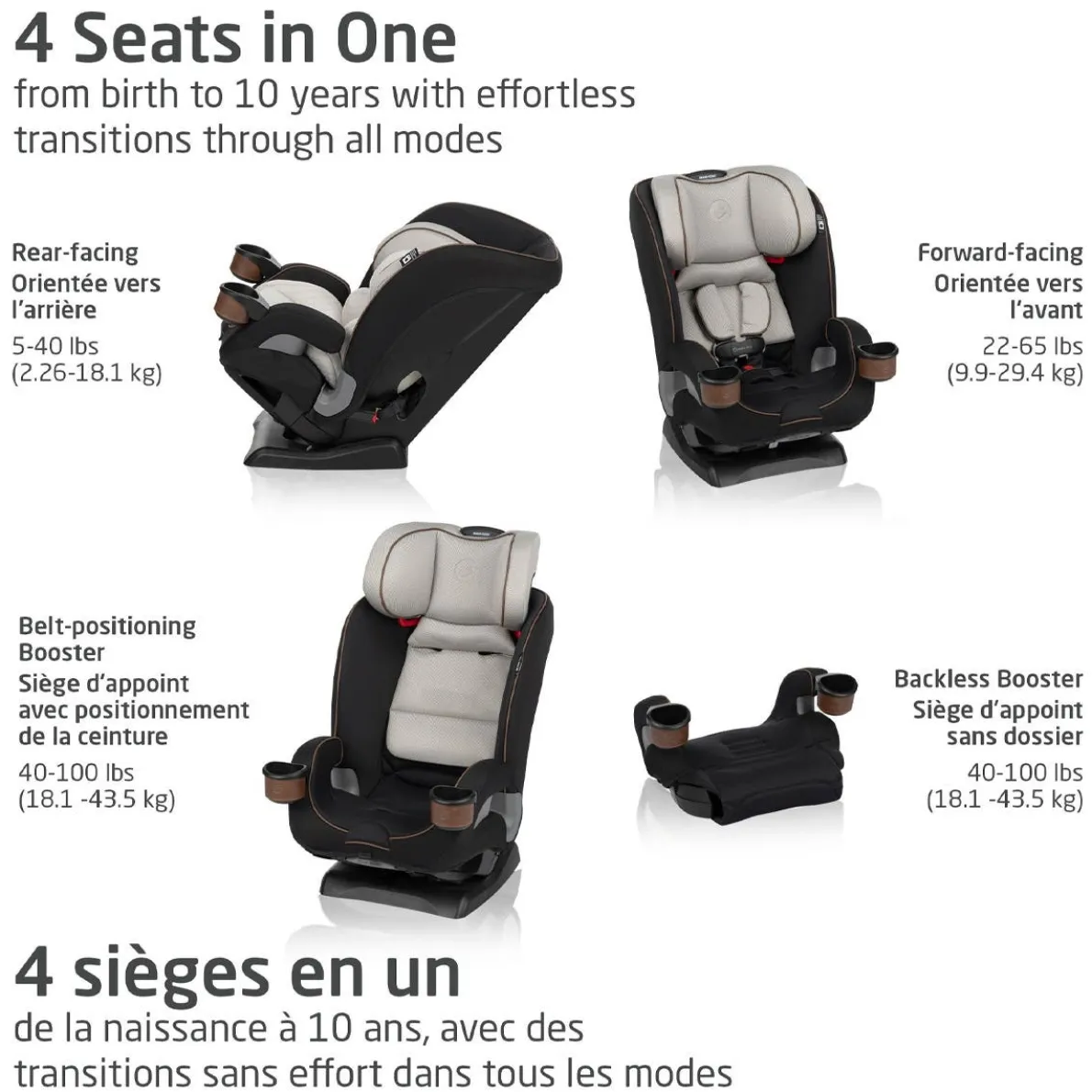 Kani All-in-One Car Seat - Onyx Sand
