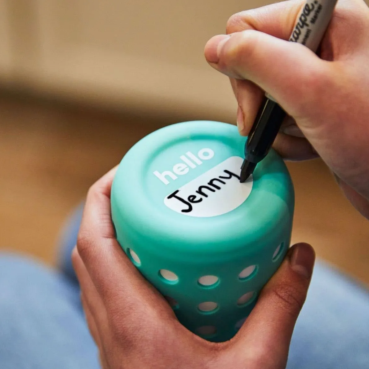 Kids Wide Mouth Straw Lid & Boot (18 oz)