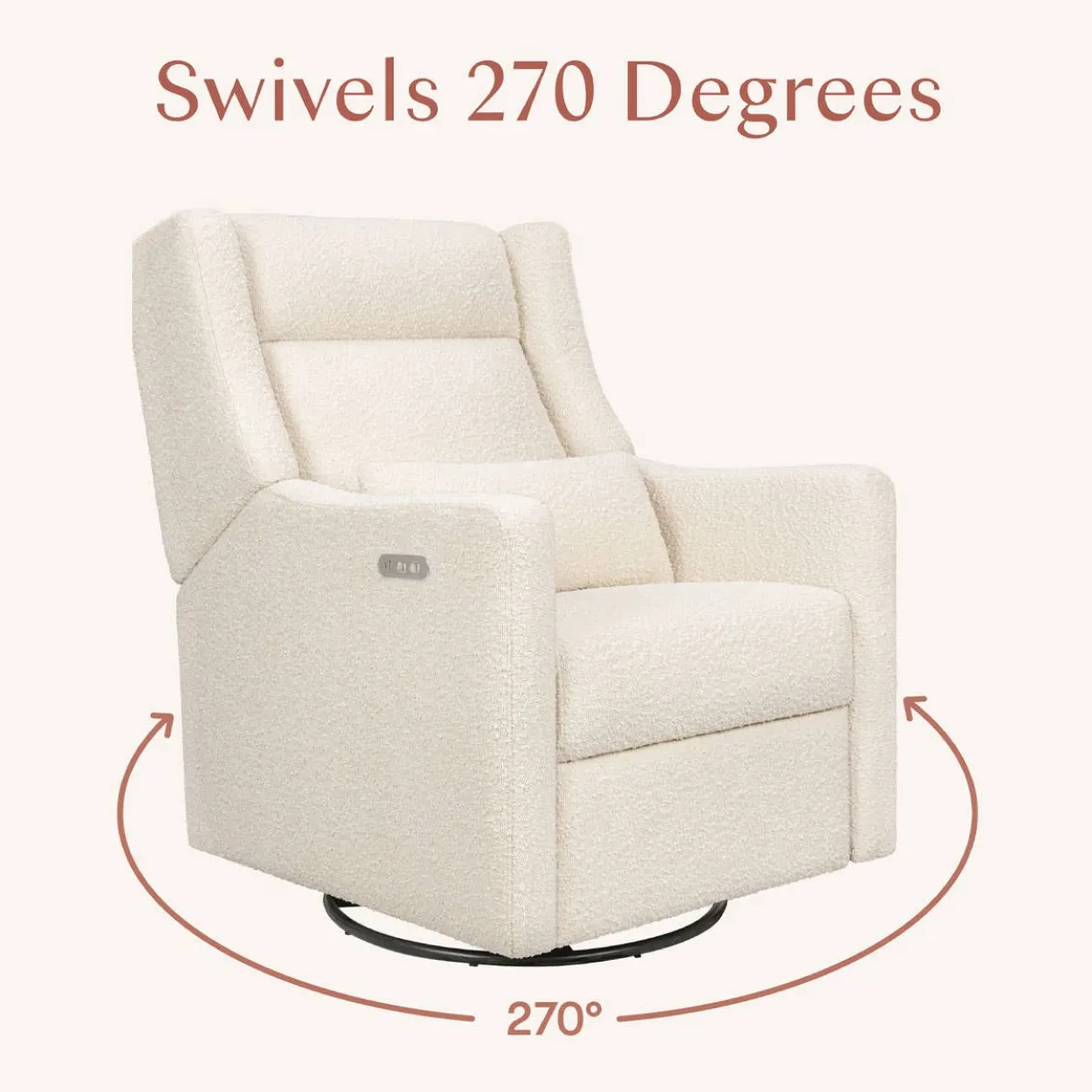 Kiwi Plus Power Glider Recliner with Power Headrest (Boucle)
