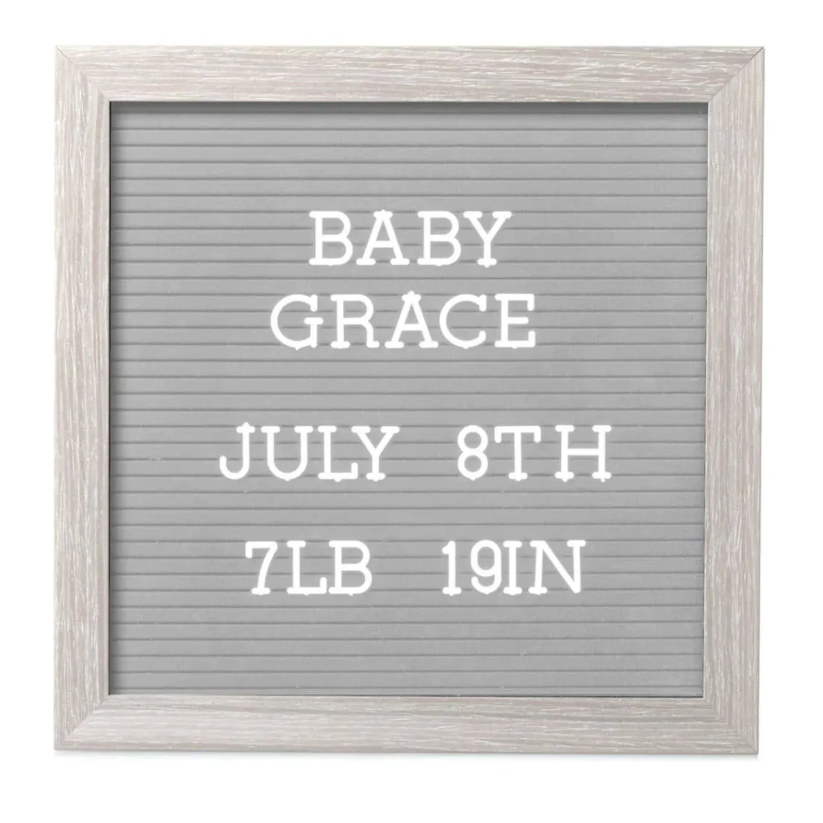 Letterboard Set (Rustic Grey)