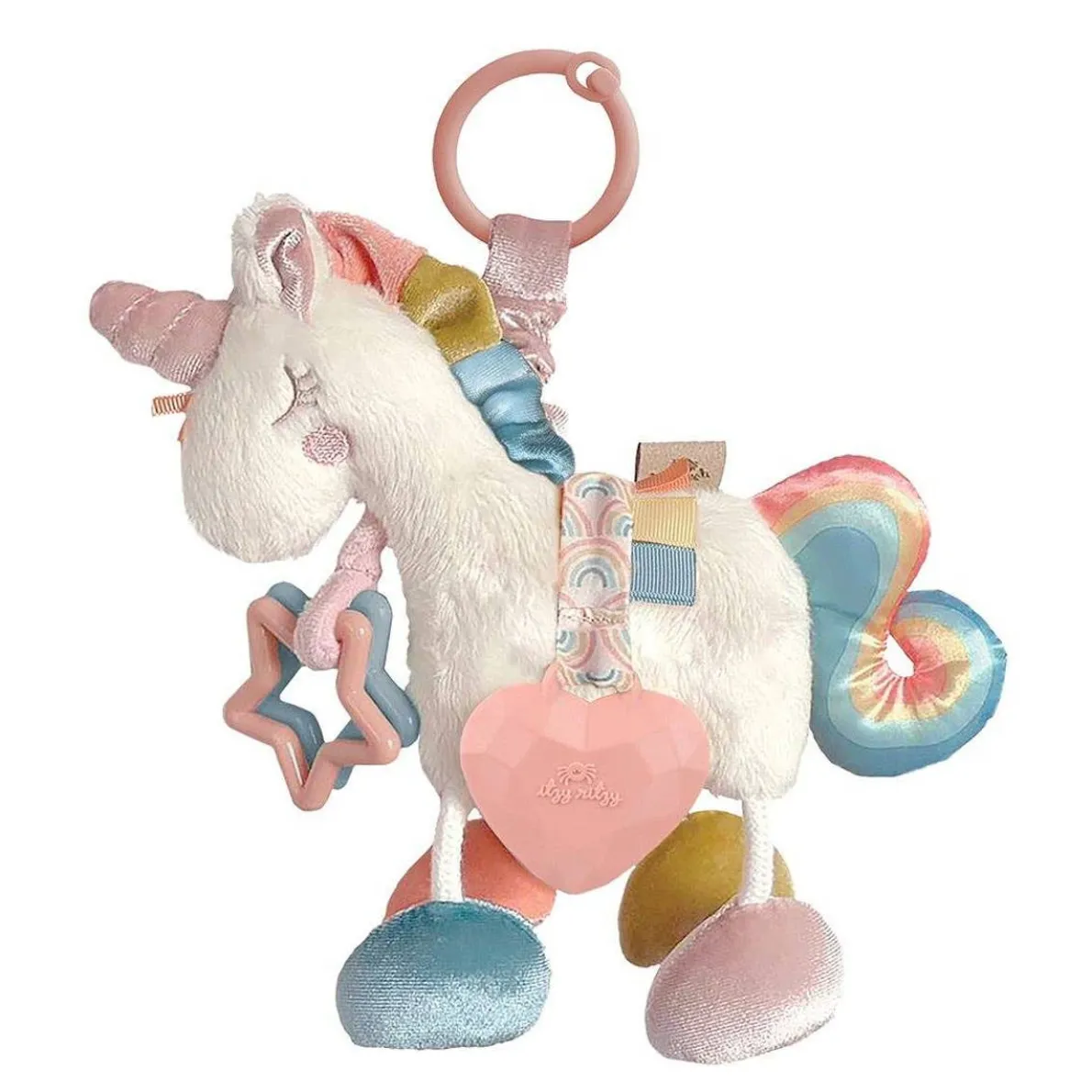 Link & Love Activity Plush Silicone Teether Toy