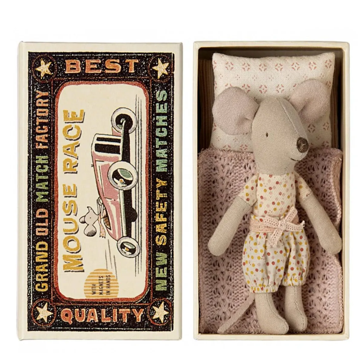 Little Sister Mouse in Matchbox