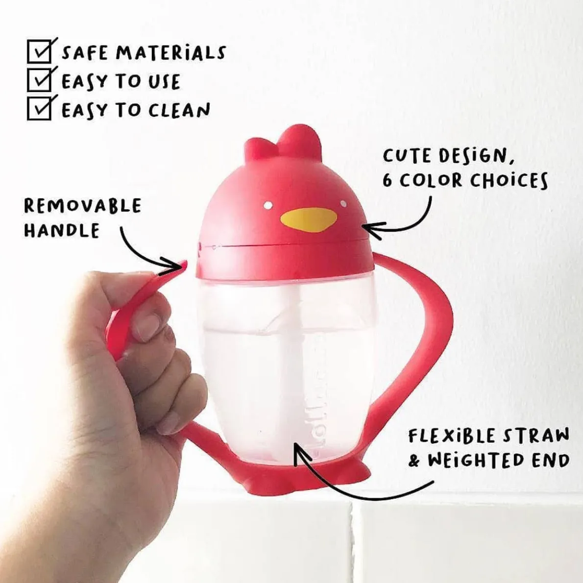 Lollacup Straw Sippy (10 oz)