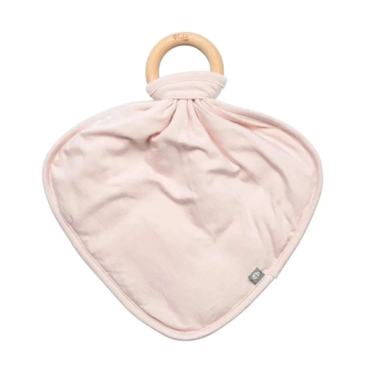 Lovey with Wooden Teething Ring