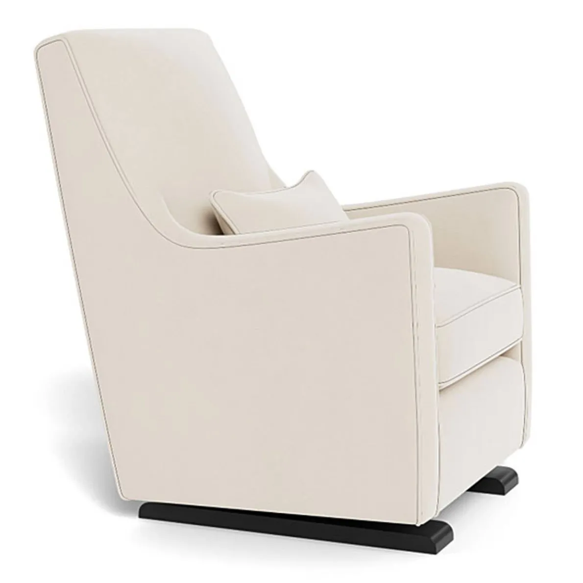 Luca Glider - European Fabric with Espresso Base