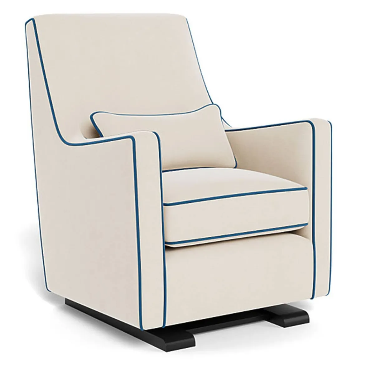 Luca Glider - European Fabric with Espresso Base