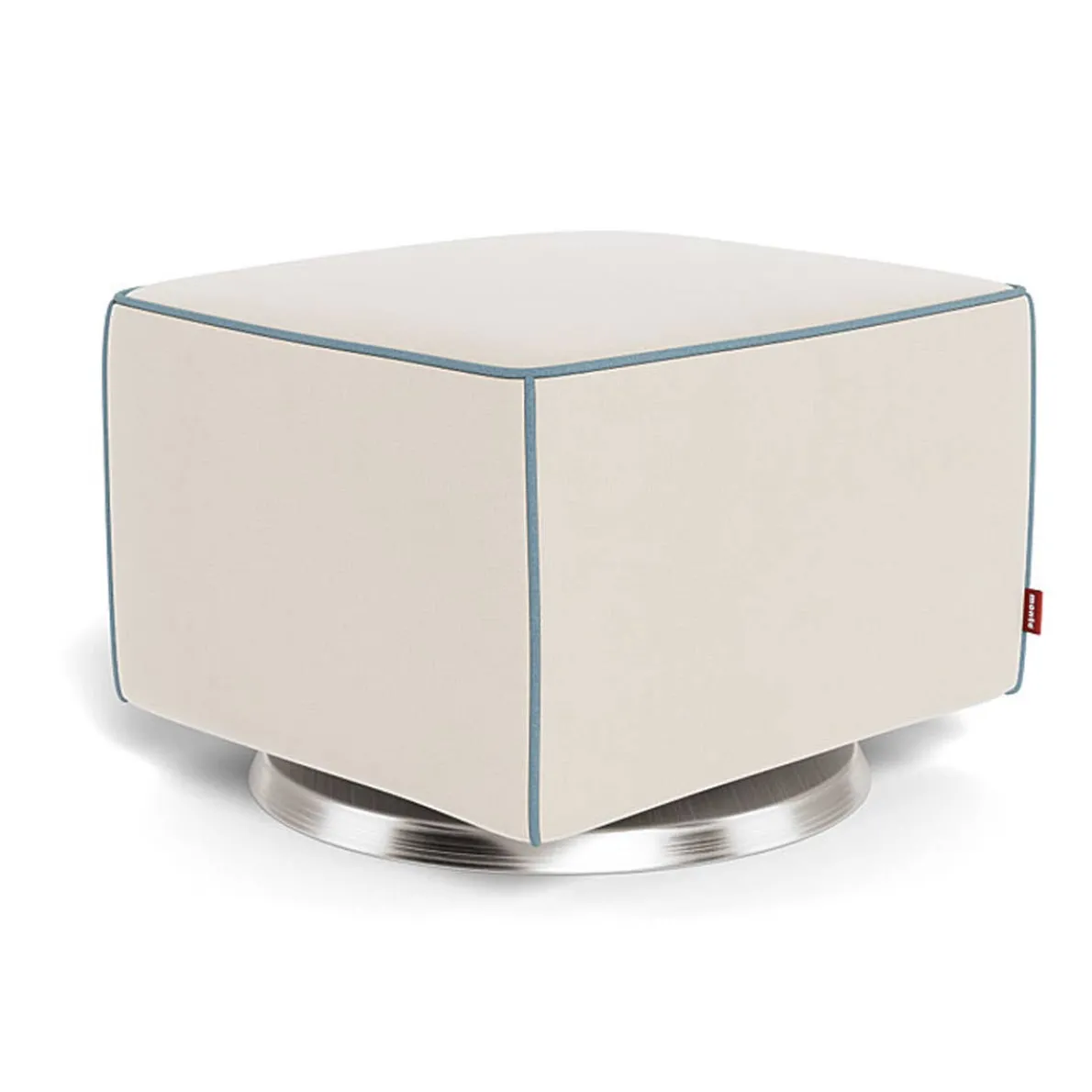 Luca Ottoman - European Fabric with Swivel Base