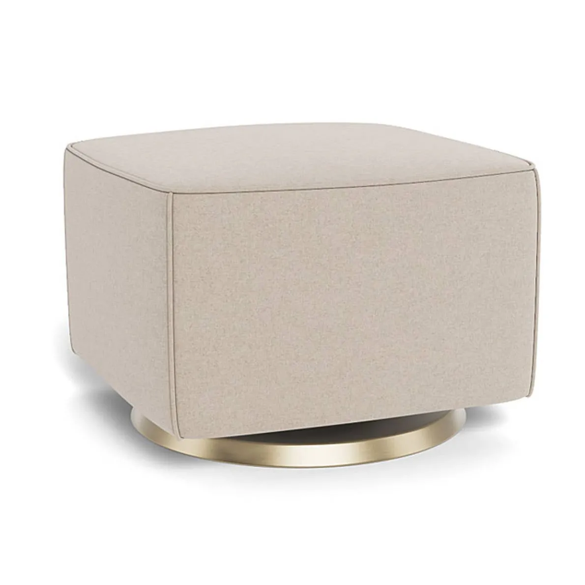 Luca Ottoman - Wool Fabric with Swivel Base