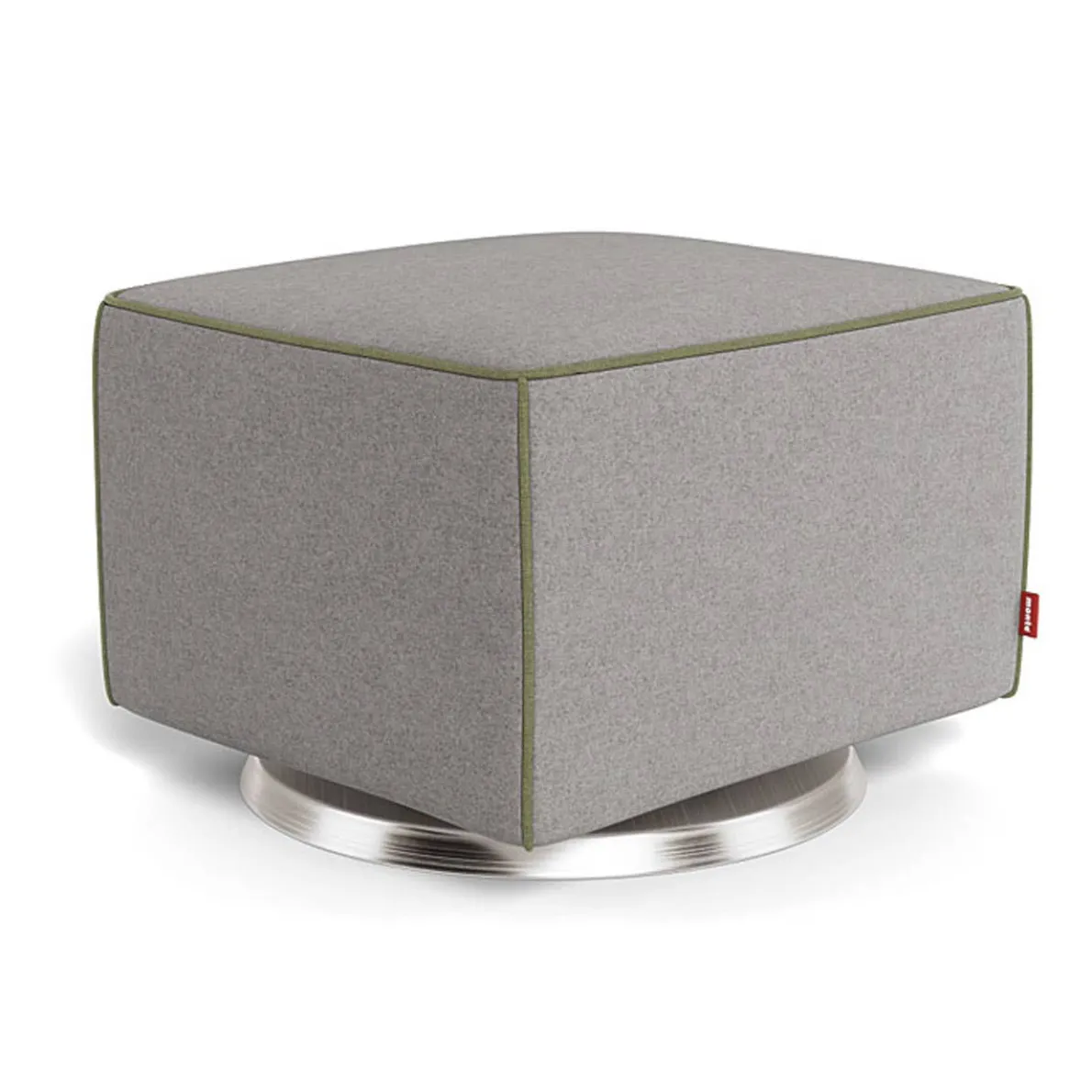 Luca Ottoman - Wool Fabric with Swivel Base