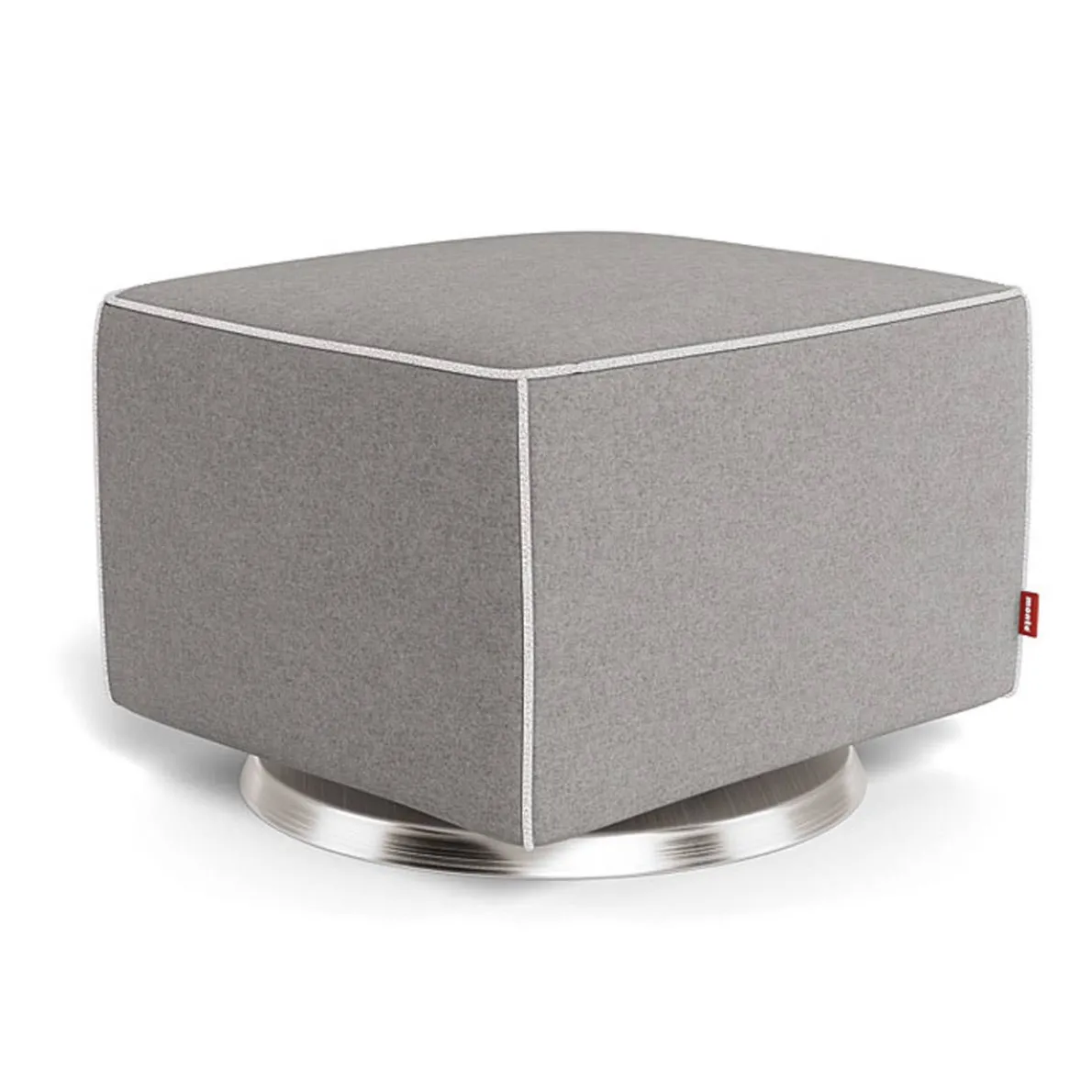 Luca Ottoman - Wool Fabric with Swivel Base