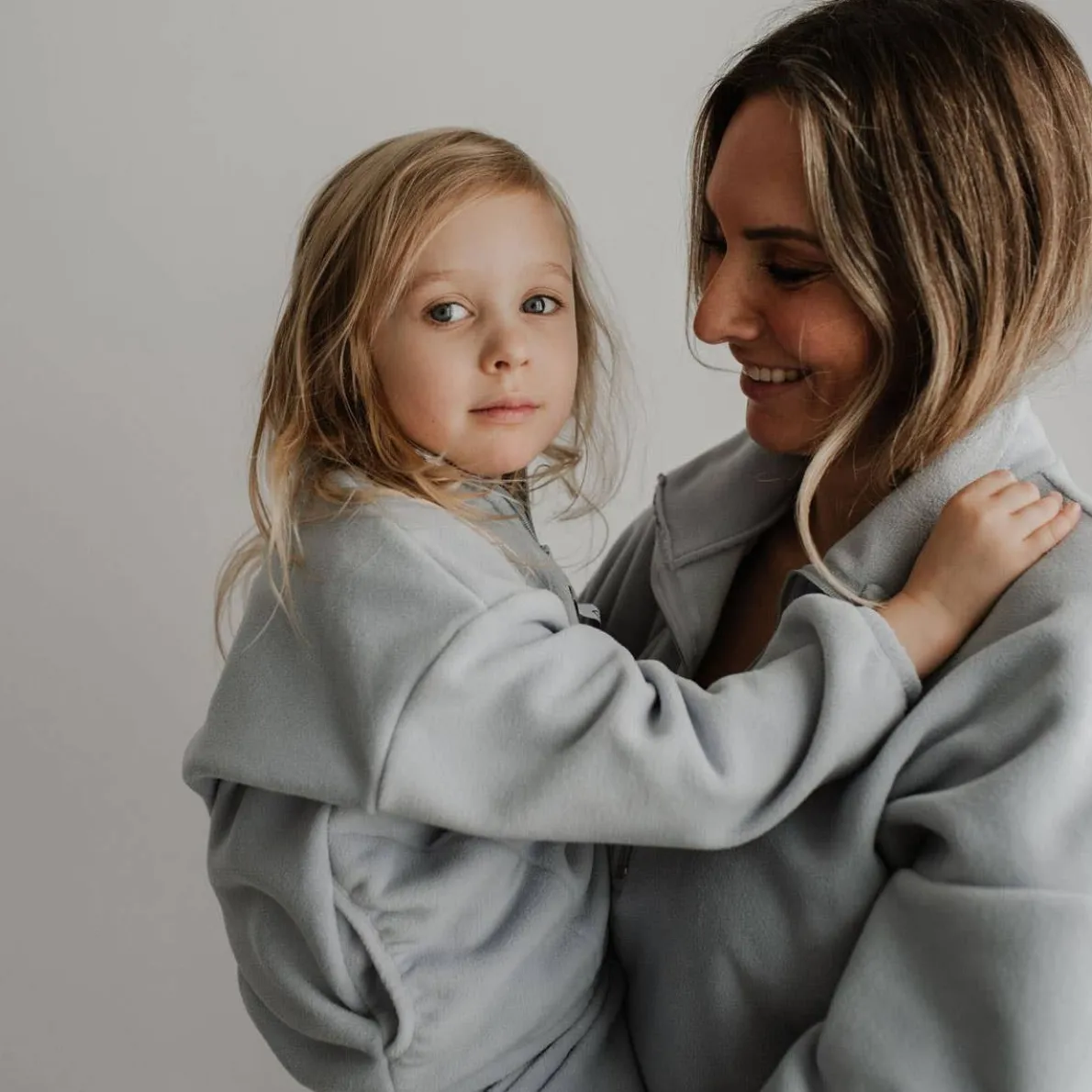 Mama Polar Fleece Zip Sweater