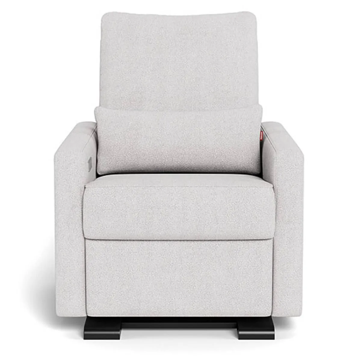 Matera Glider Motorized Recliner - Fabric with Espresso Base