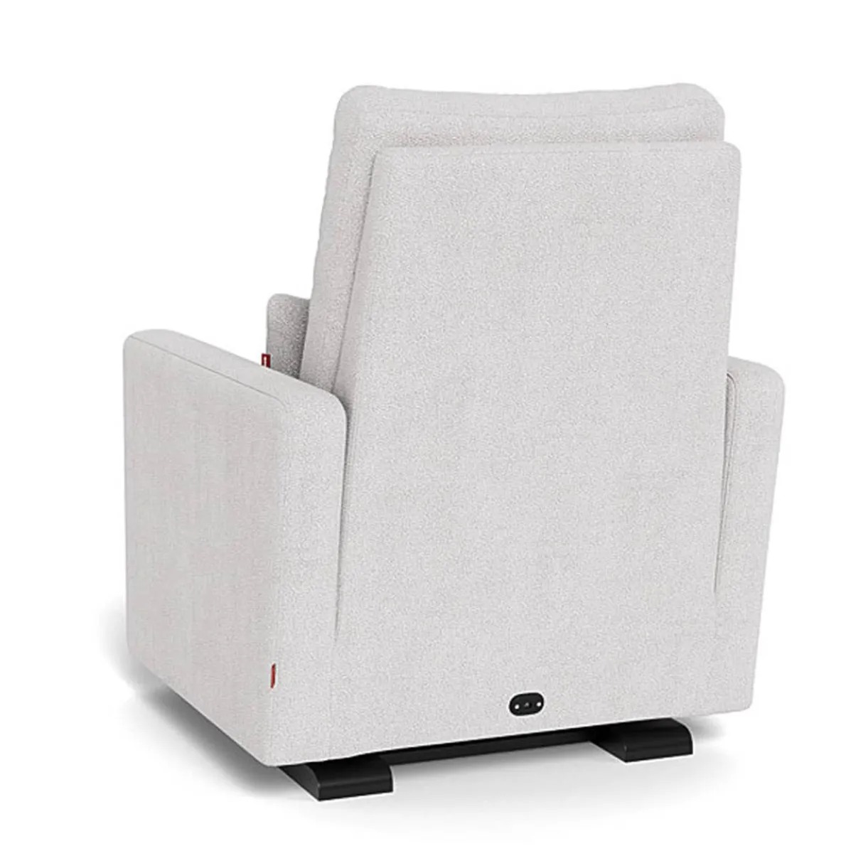 Matera Glider Motorized Recliner - Fabric with Espresso Base