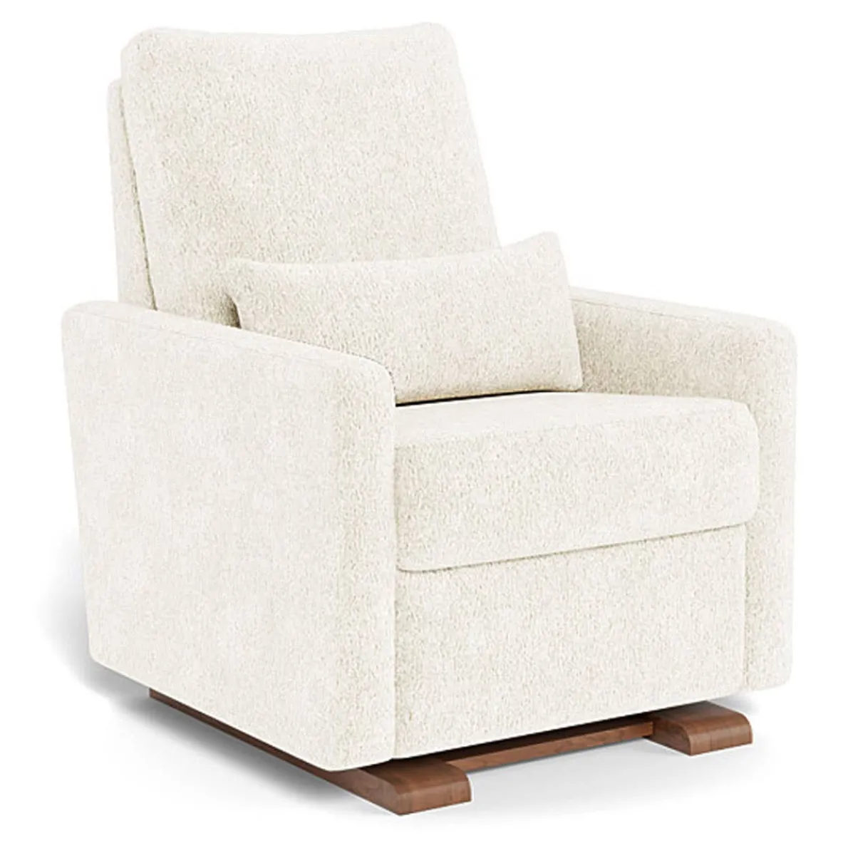 Matera Glider Motorized Recliner - Faux Sheepskin Fabric