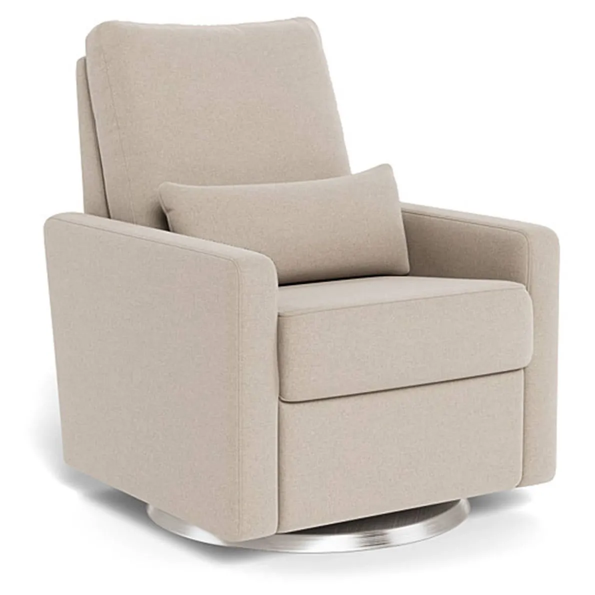Matera Glider Motorized Swivel Recliner - Wool Fabric
