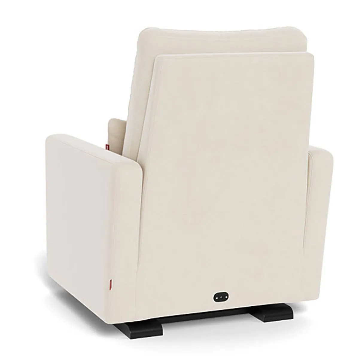 Matera Glider Motorized Recliner - European Fabric with Espresso Base