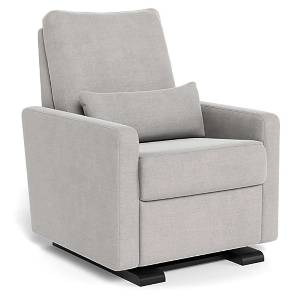 Matera Glider Motorized Recliner - European Fabric with Espresso Base
