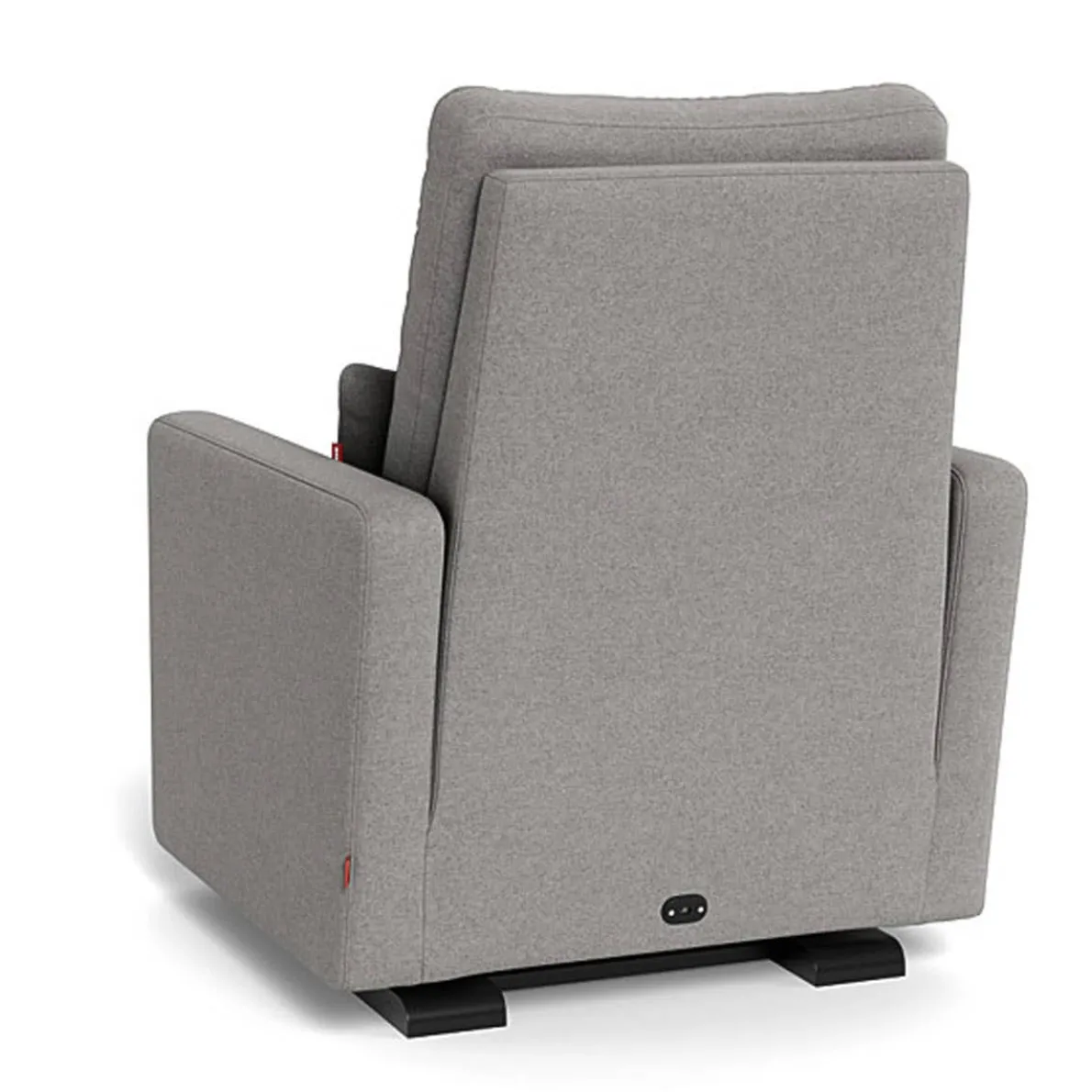 Matera Glider Motorized Recliner - Wool Fabric with Espresso