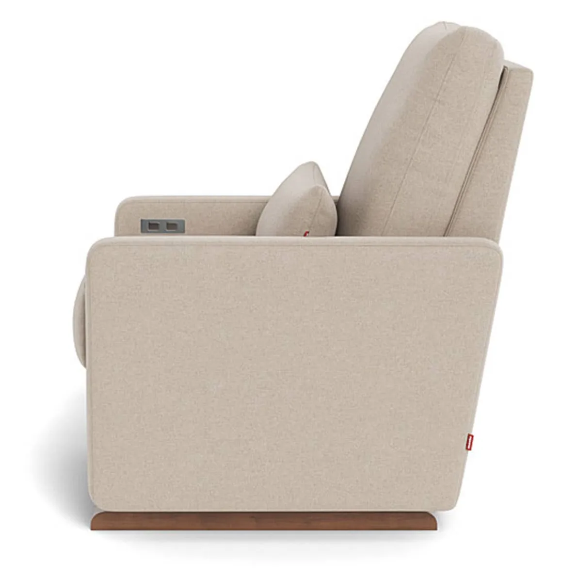 Matera Glider Motorized Recliner - Wool Fabric