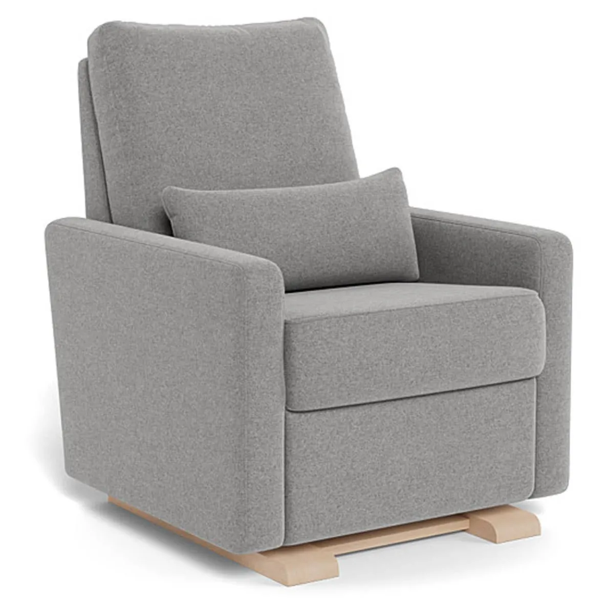 Matera Glider Motorized Recliner - Wool Fabric