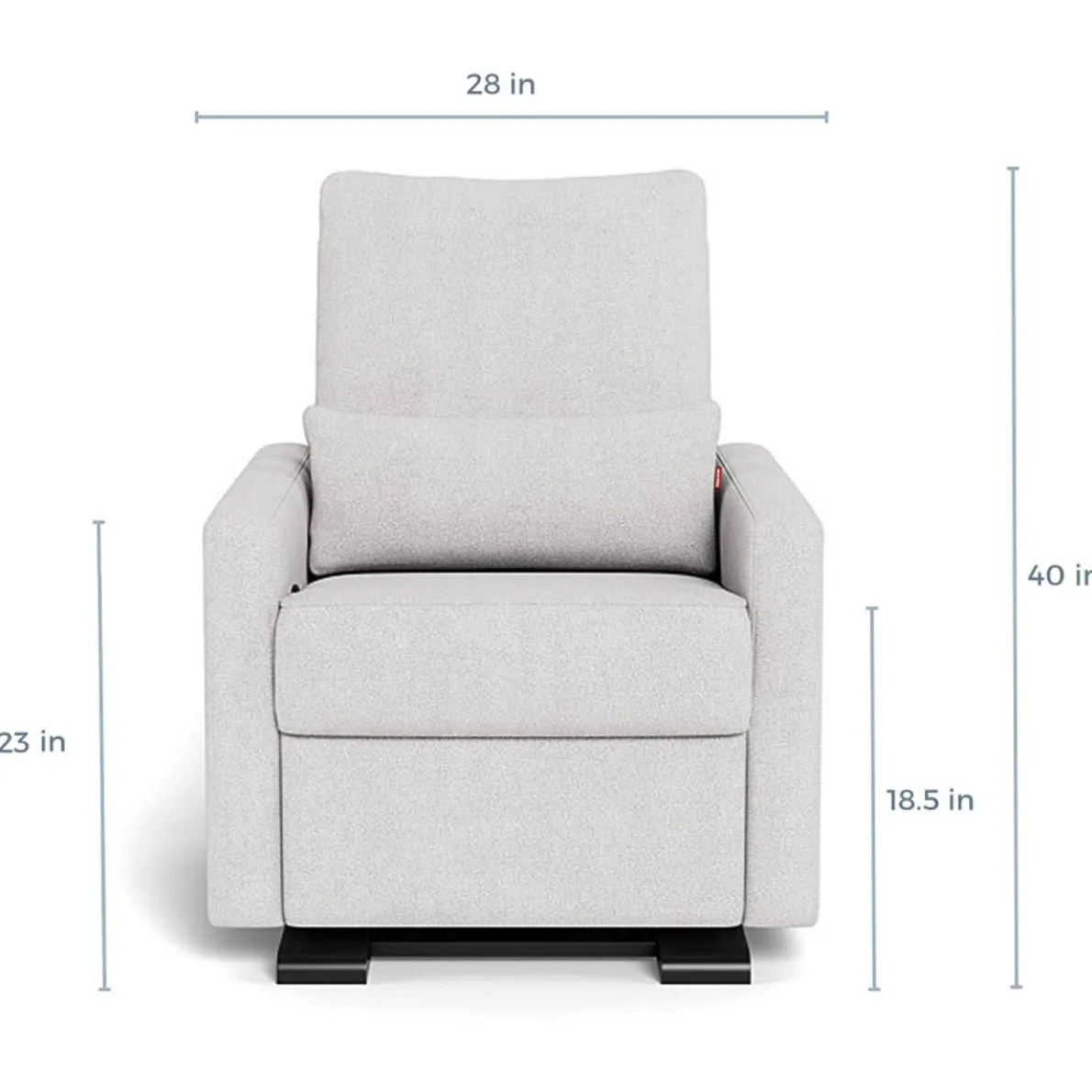 Matera Glider Recliner with Espresso Base