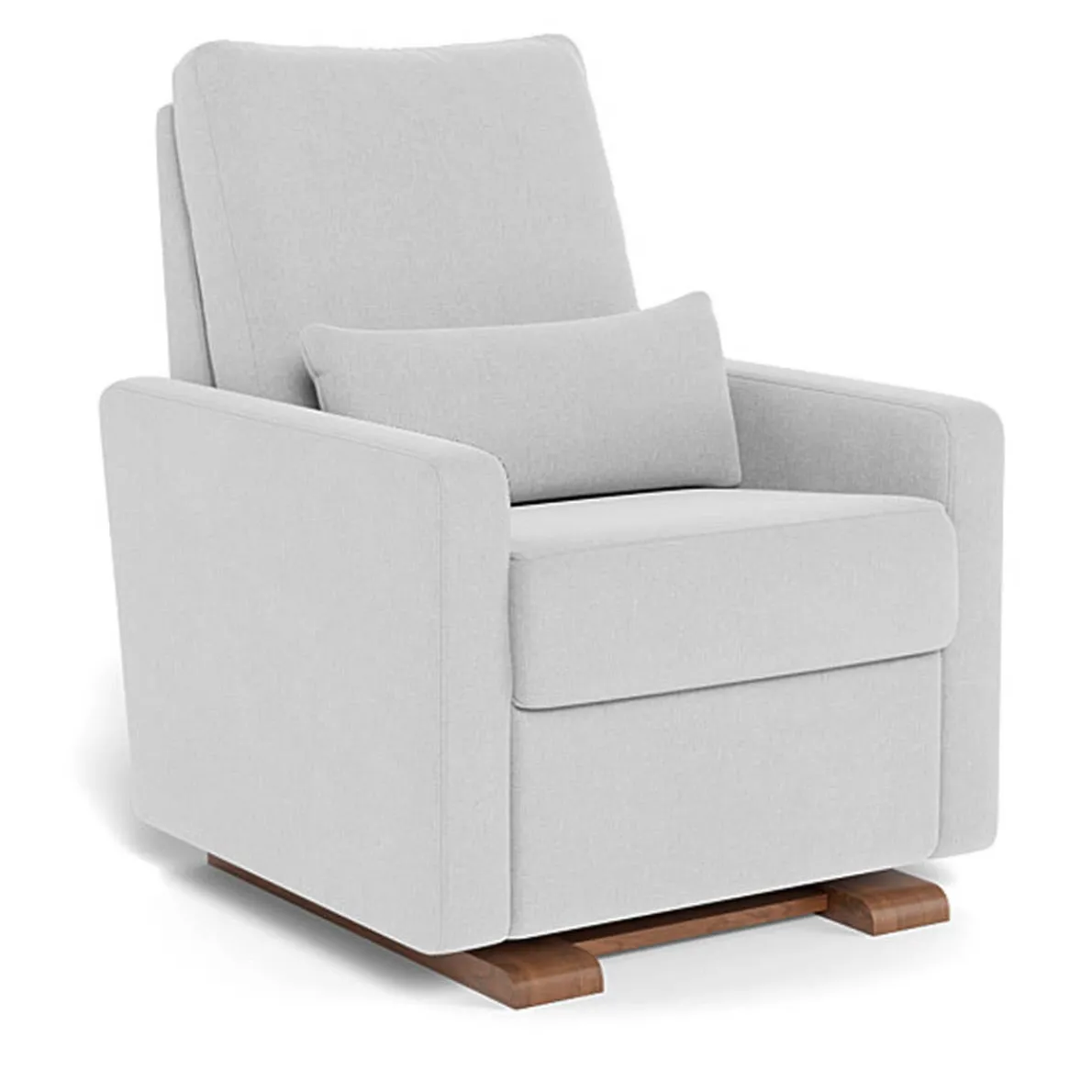 Matera Glider Recliner with Walnut Base