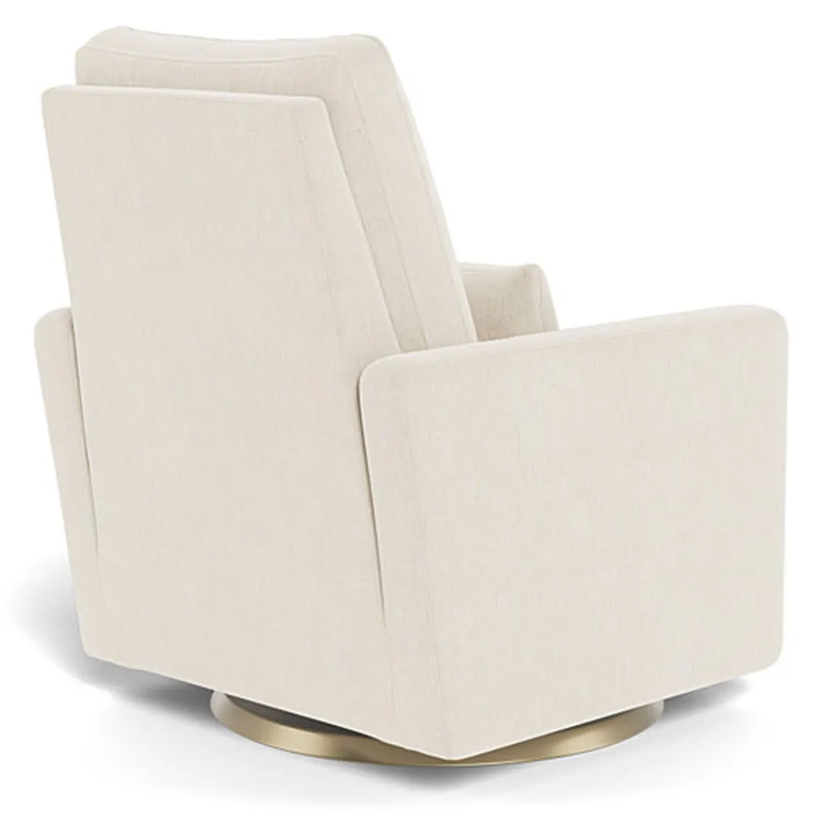 Matera Glider Swivel Recliner with Gold Base