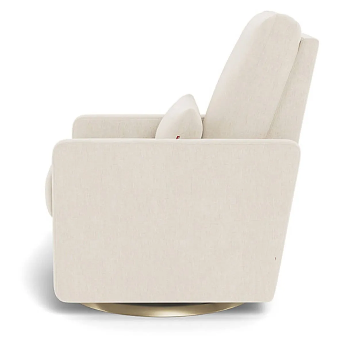 Matera Glider Swivel Recliner with Gold Base