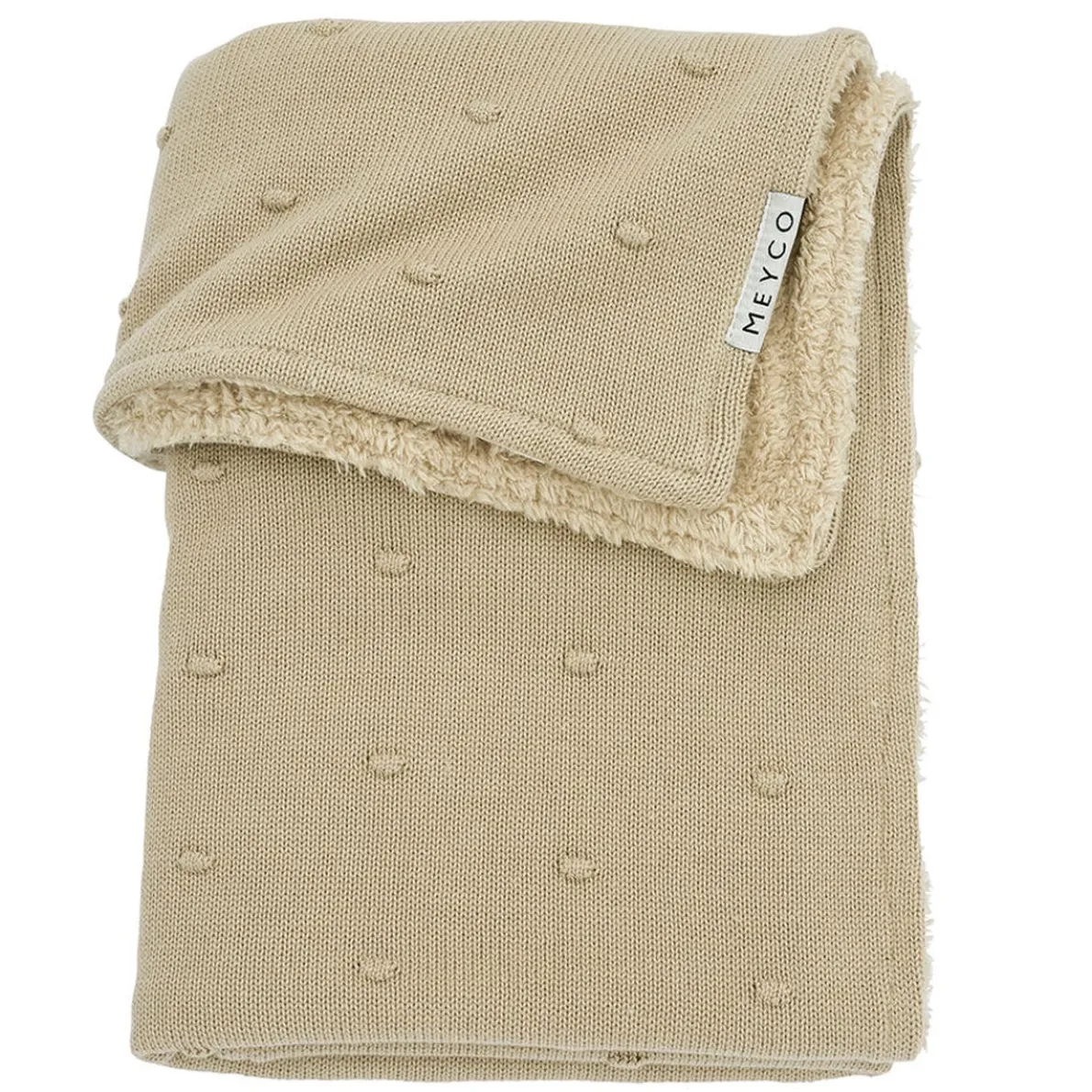 Mini Knots Teddy Crib Blanket