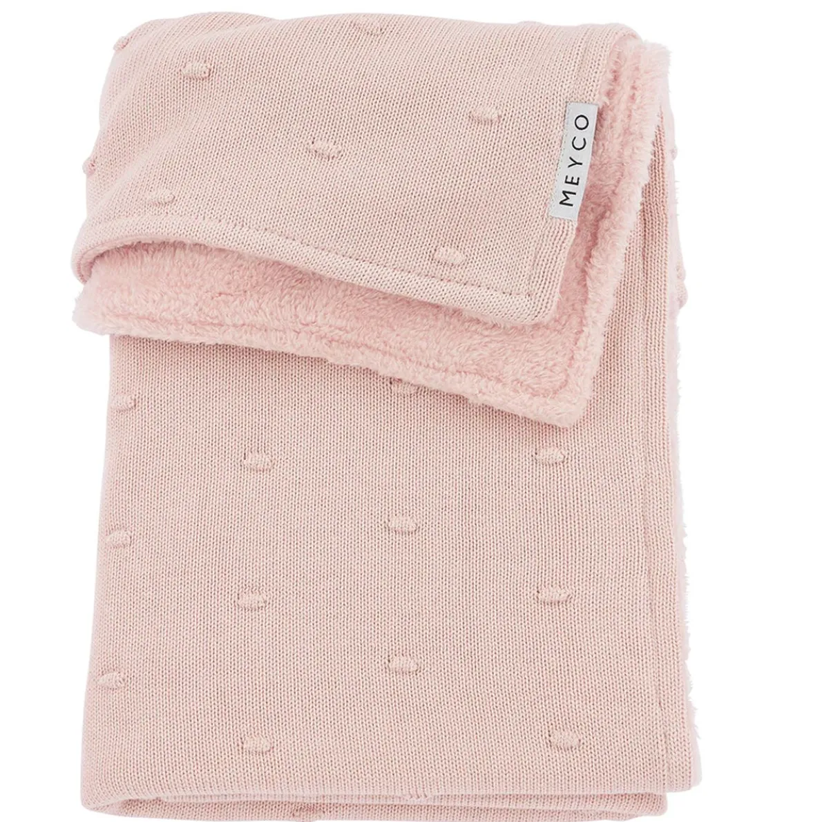 Mini Knots Teddy Crib Blanket