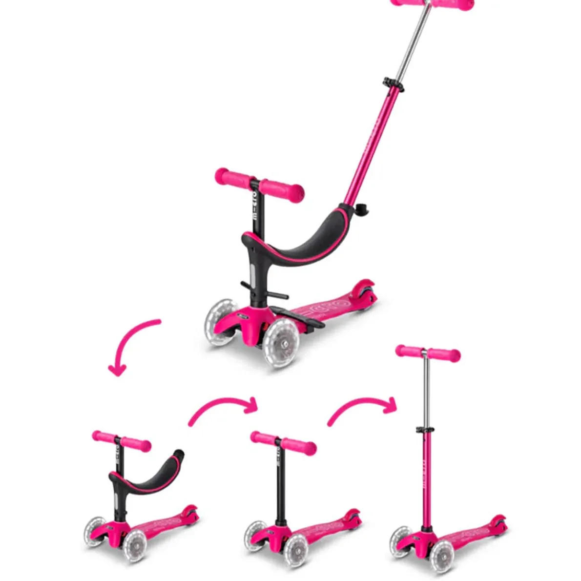 Mini2Grow Deluxe LED Scooter