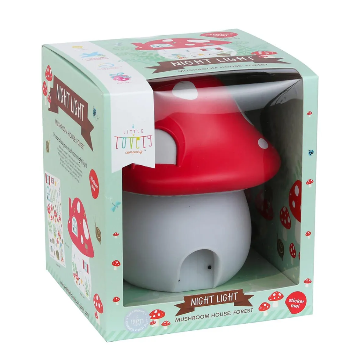 Mushroom House Night Light