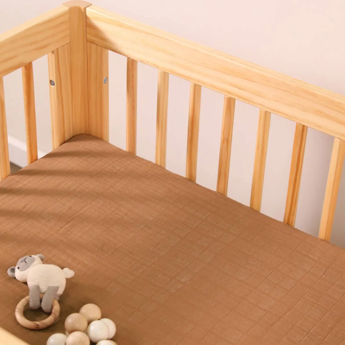 Muslin All-Stages Midi Crib Sheet