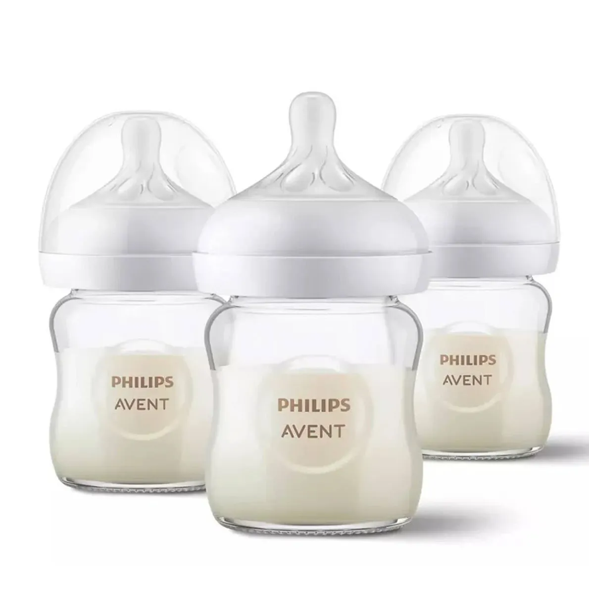 Natural Glass Bottle (4 oz, 3 Pack)