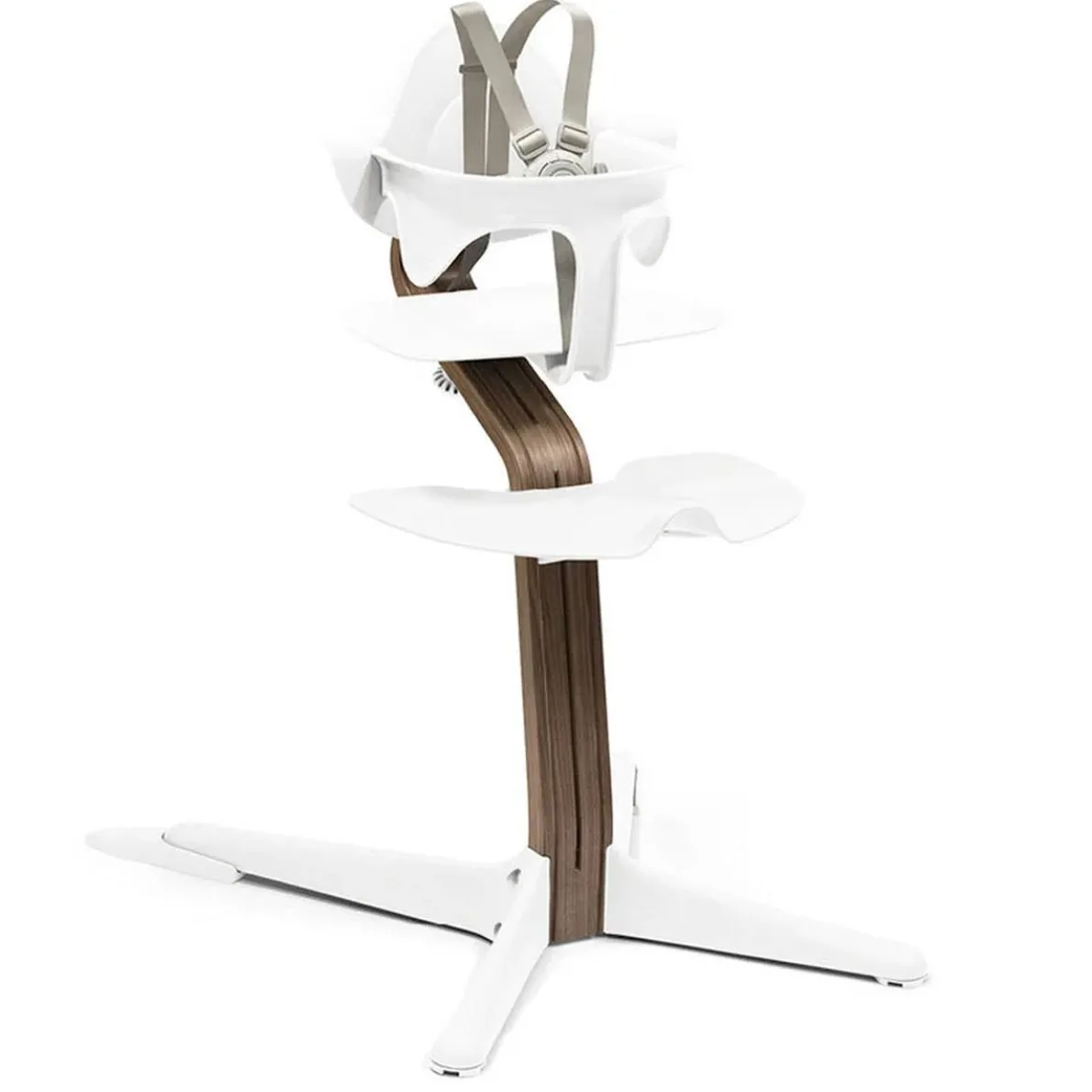 Nomi High Chair Bundle (Premium Solid Walnut)