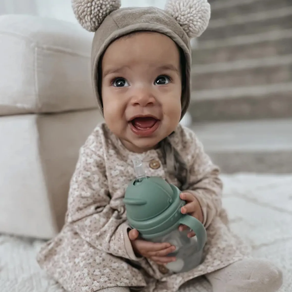 Non-Spill Weighted Straw Cup (9 oz)