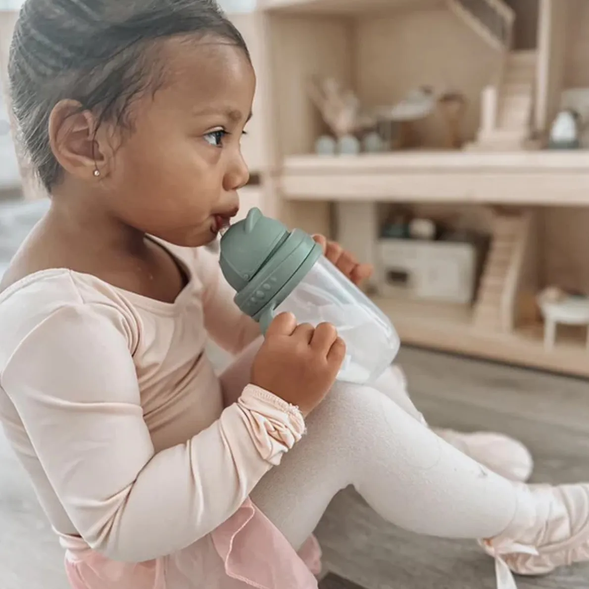 Non-Spill Weighted Straw Cup (9 oz)