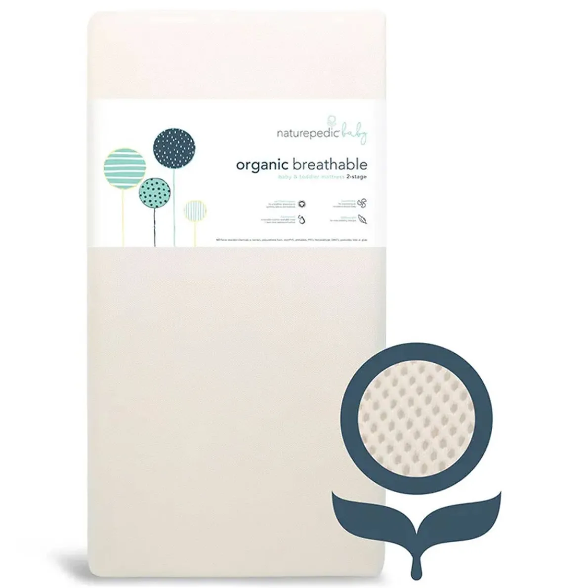 Organic Breathable 2-Stage Crib Mattress