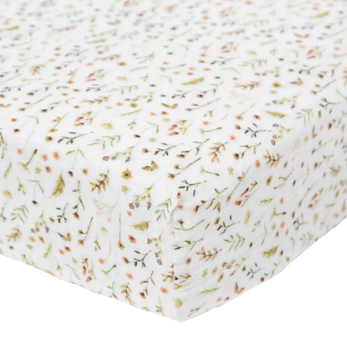Organic Cotton Muslin Crib Sheet